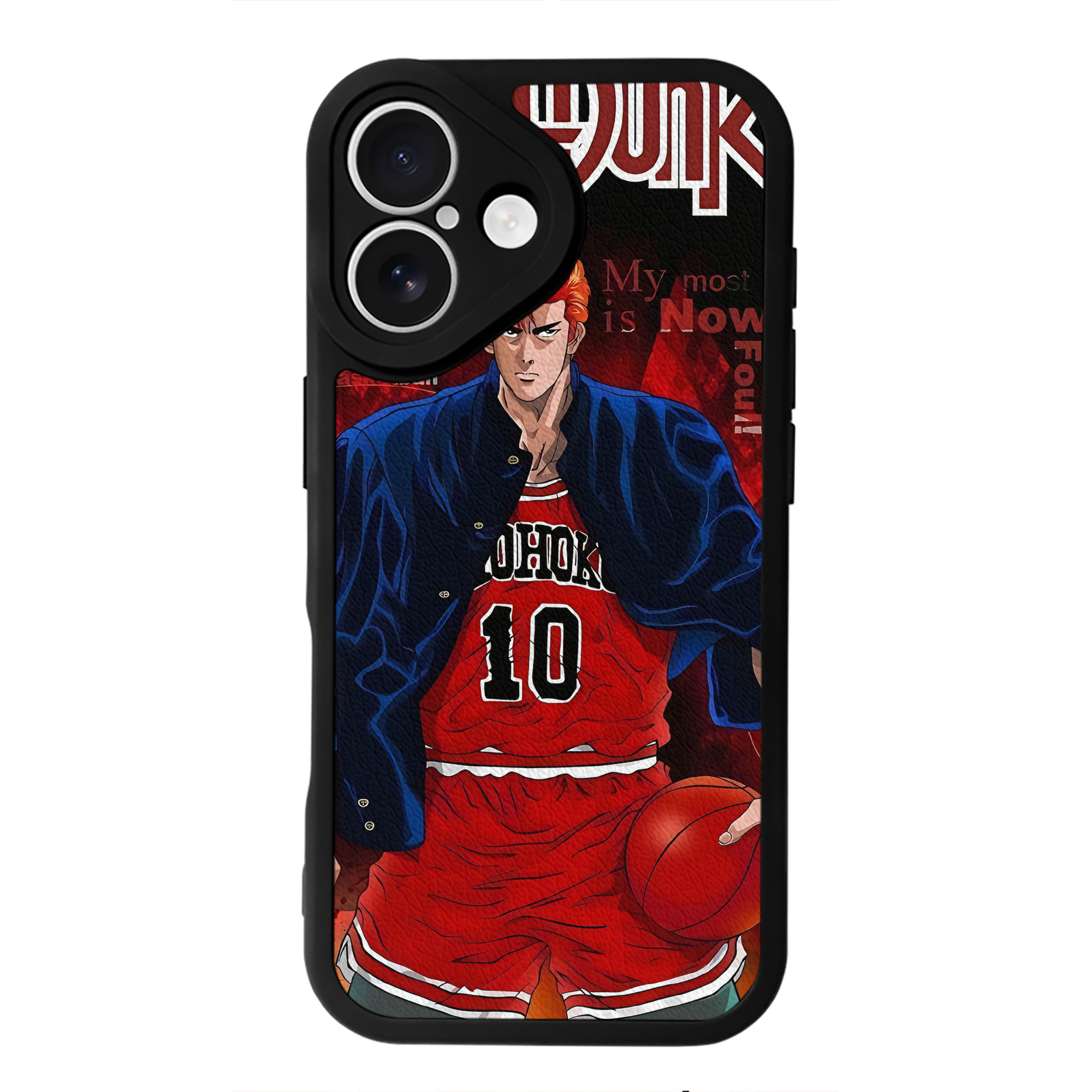 （画像用） SLAM DUNK／スラムダンク 【iPhone 16シリーズ対応】シリコンスマホケース（レザー調） 材質：シリコン